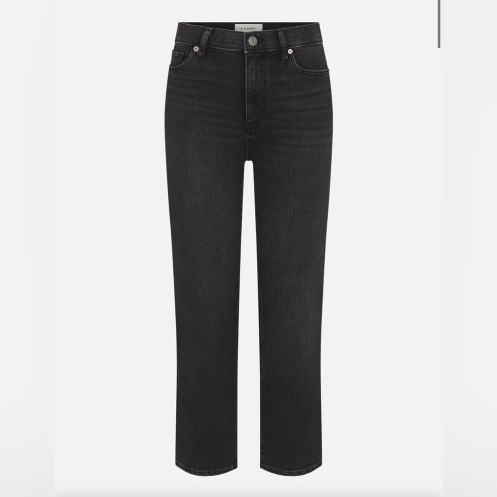 Frame Le Sleek Straight Leg Jeans Size 34 in Kerry Wash